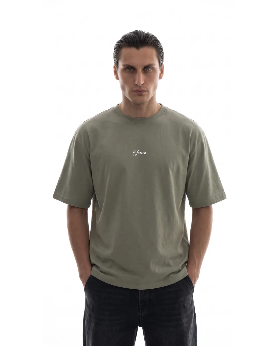 Bad Timing Tee - PALEOLIVE — 03
