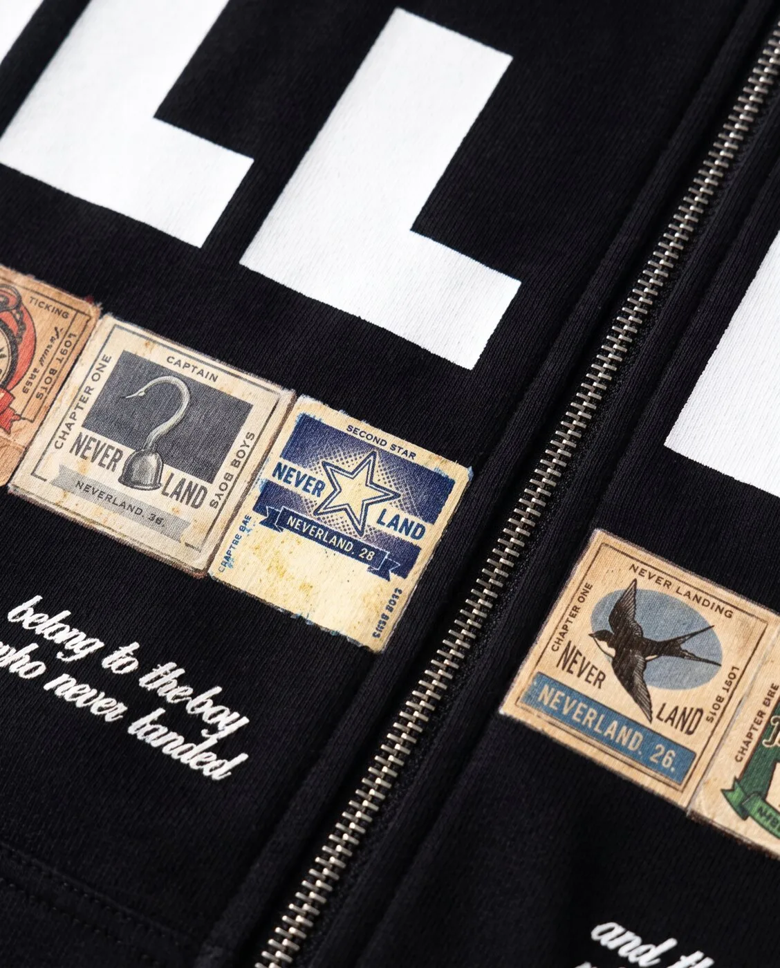 Neverland Zip Hoodie Woman - BLACK — 03